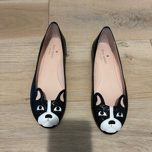 Kate Spade French Bulldog Flats